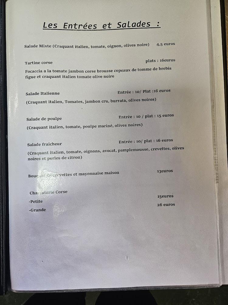 Terre Et Mer - Menu Image 3